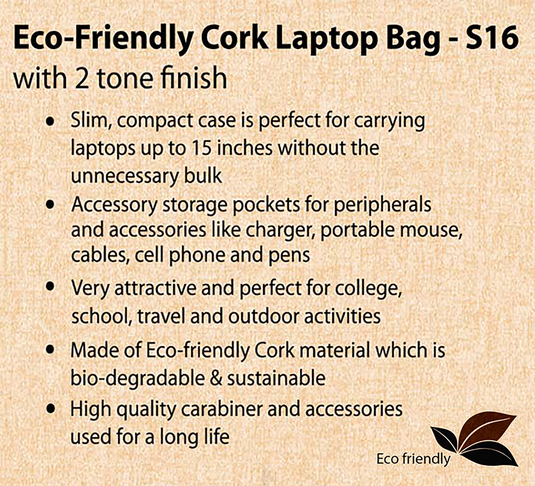 Eco-Friendly Cork Laptop Bag